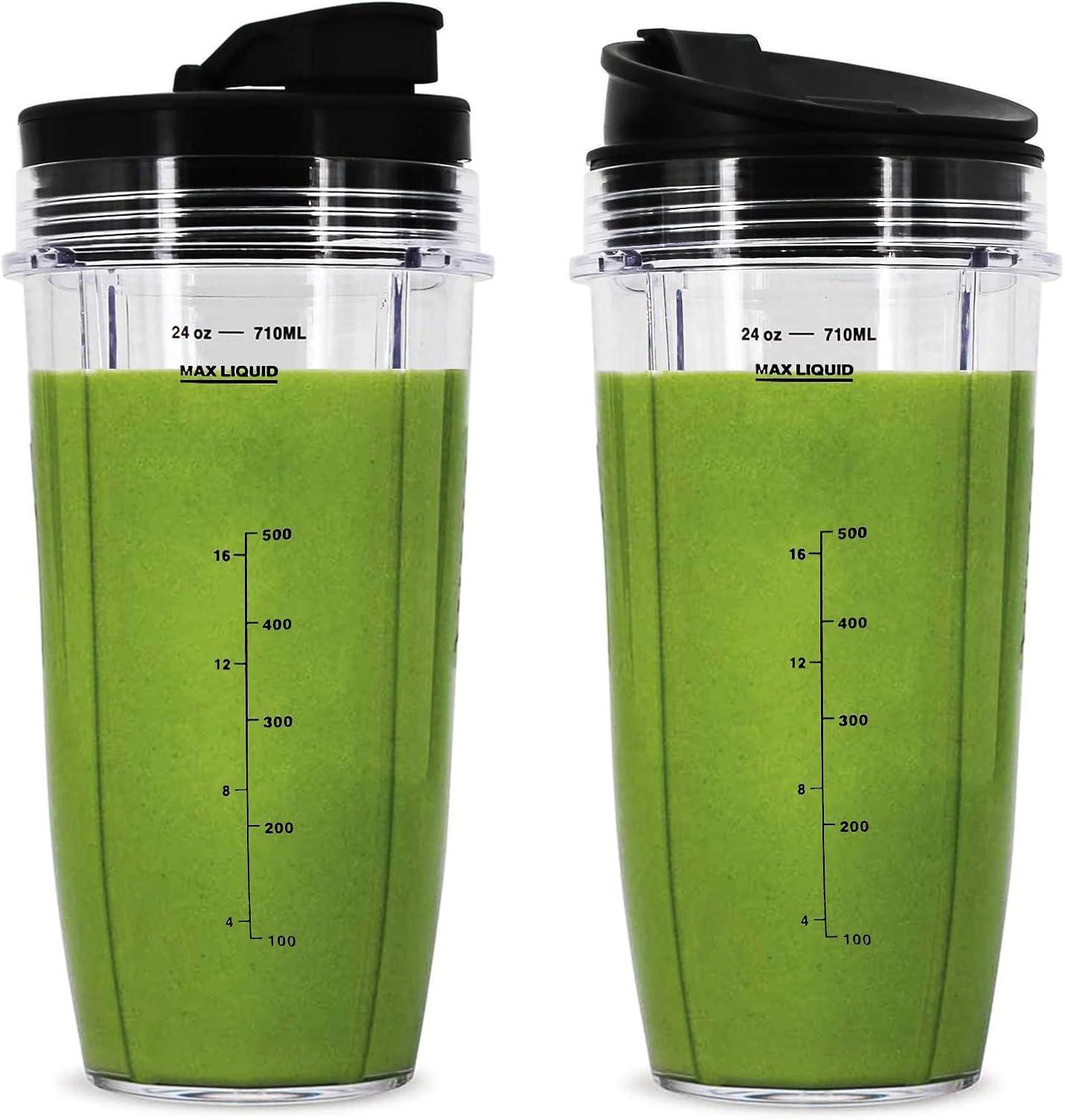 WEIYOUPIN 24OZ Replacement Blender Cups for Ninja with Sip