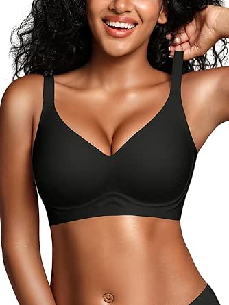 Cuteio Wireless Jelly Bras for Women - S-3XL Seamless Bra No Underwire