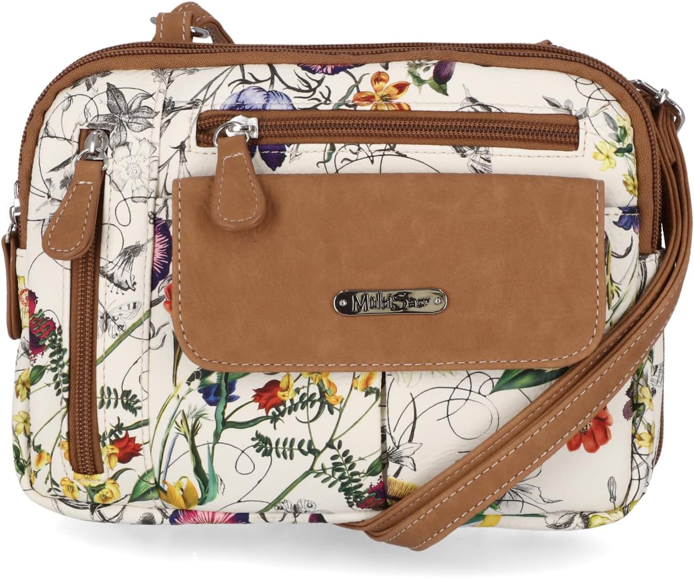 MultiSac Zippy Triple Compartment Crossbody Bag - Image 2