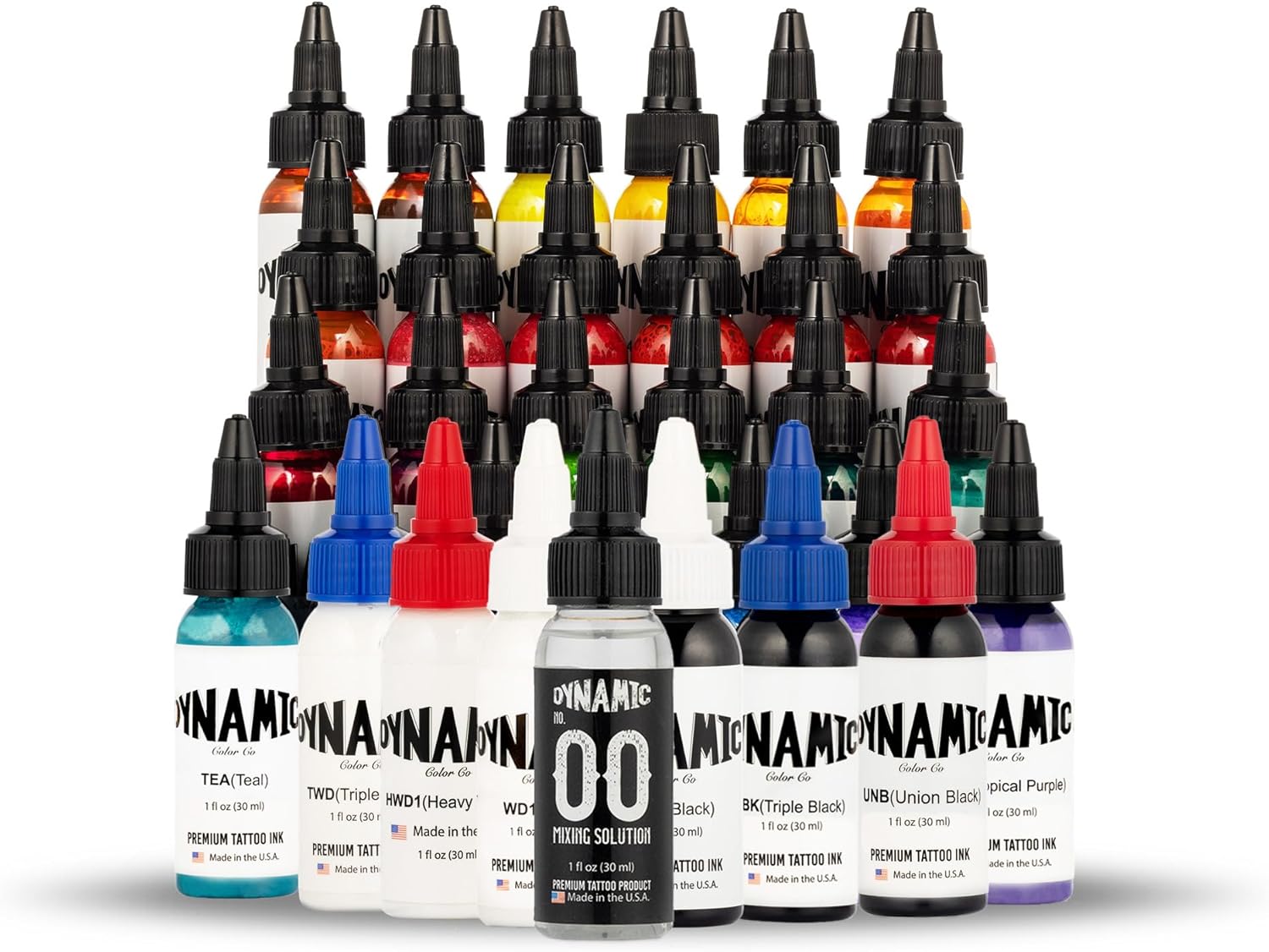 Dynamic Color Co- Master Collection 1oz Color Tattoo Ink Set