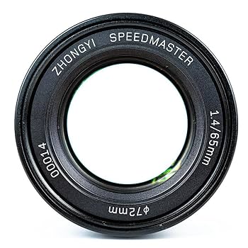 Amazon.com : Mitakon Zhongyi Speedmaster 65mm f/1.4 Lens for