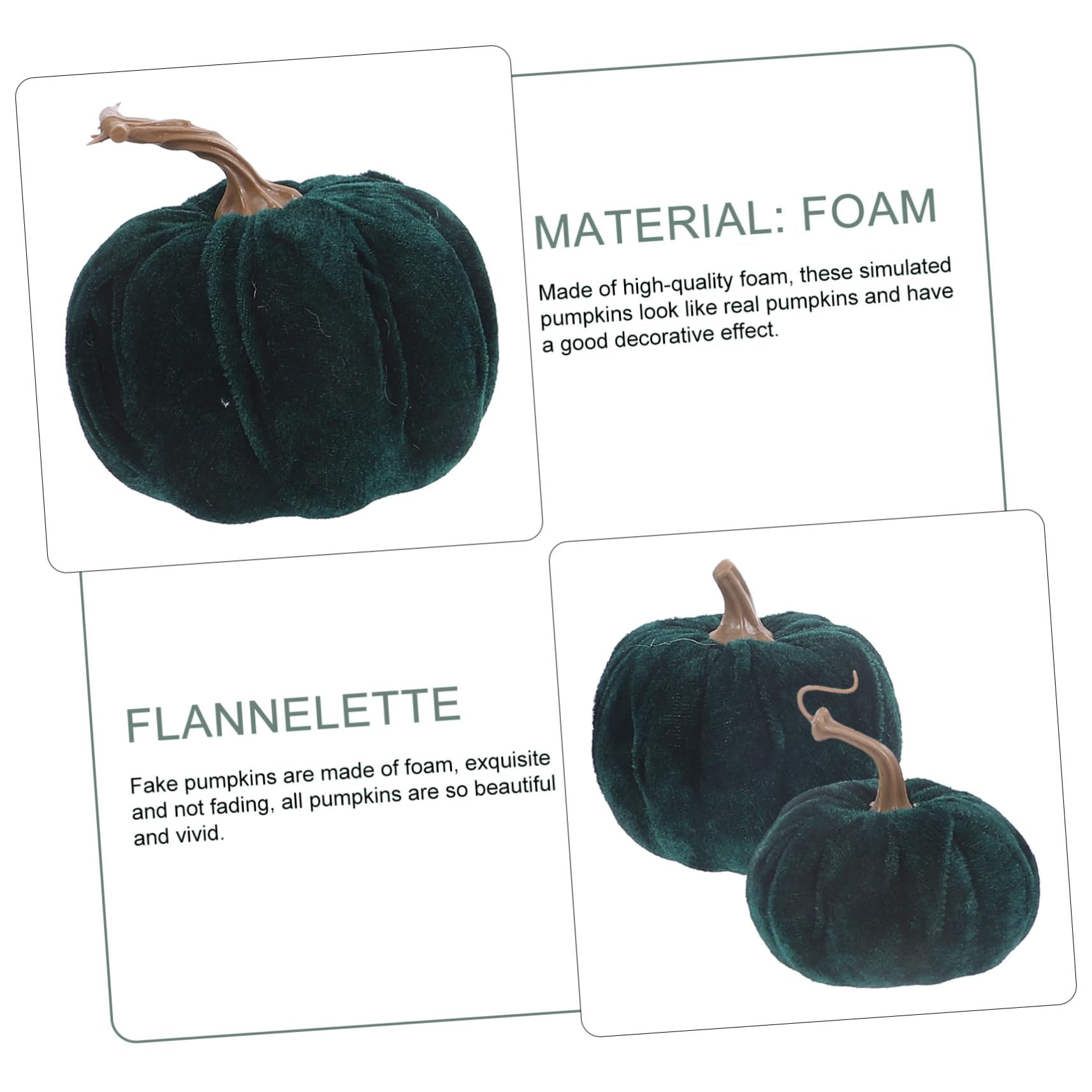 Cabilock 20 Piezas Calabaza De Espuma De Franela Decoración Imitación Calabaza Calabazas De Halloween Adorno De Foto Decoraciones De Pastel De Piruletas Caer Guirnalda Artificial Artesanía