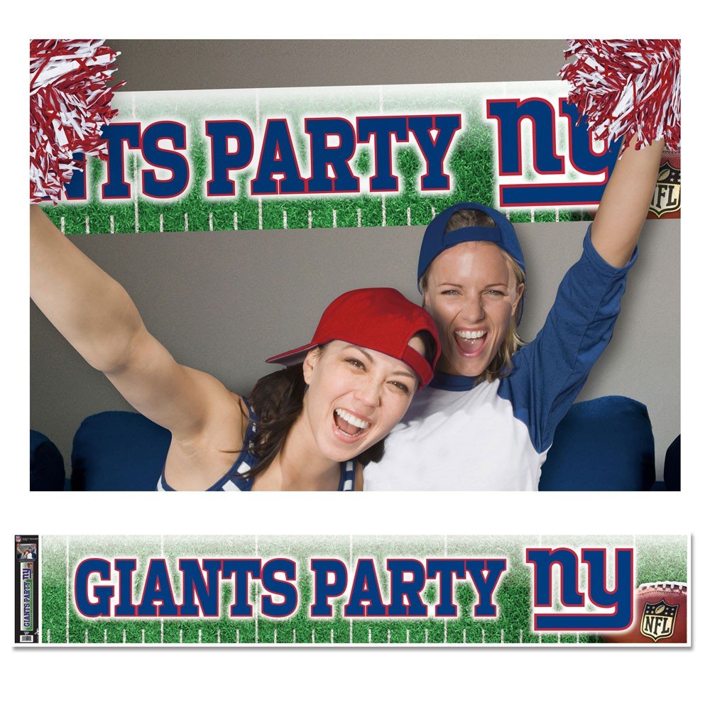 Bannière de fête NFL New York Giants Wincraft pour habiller un mur vide
