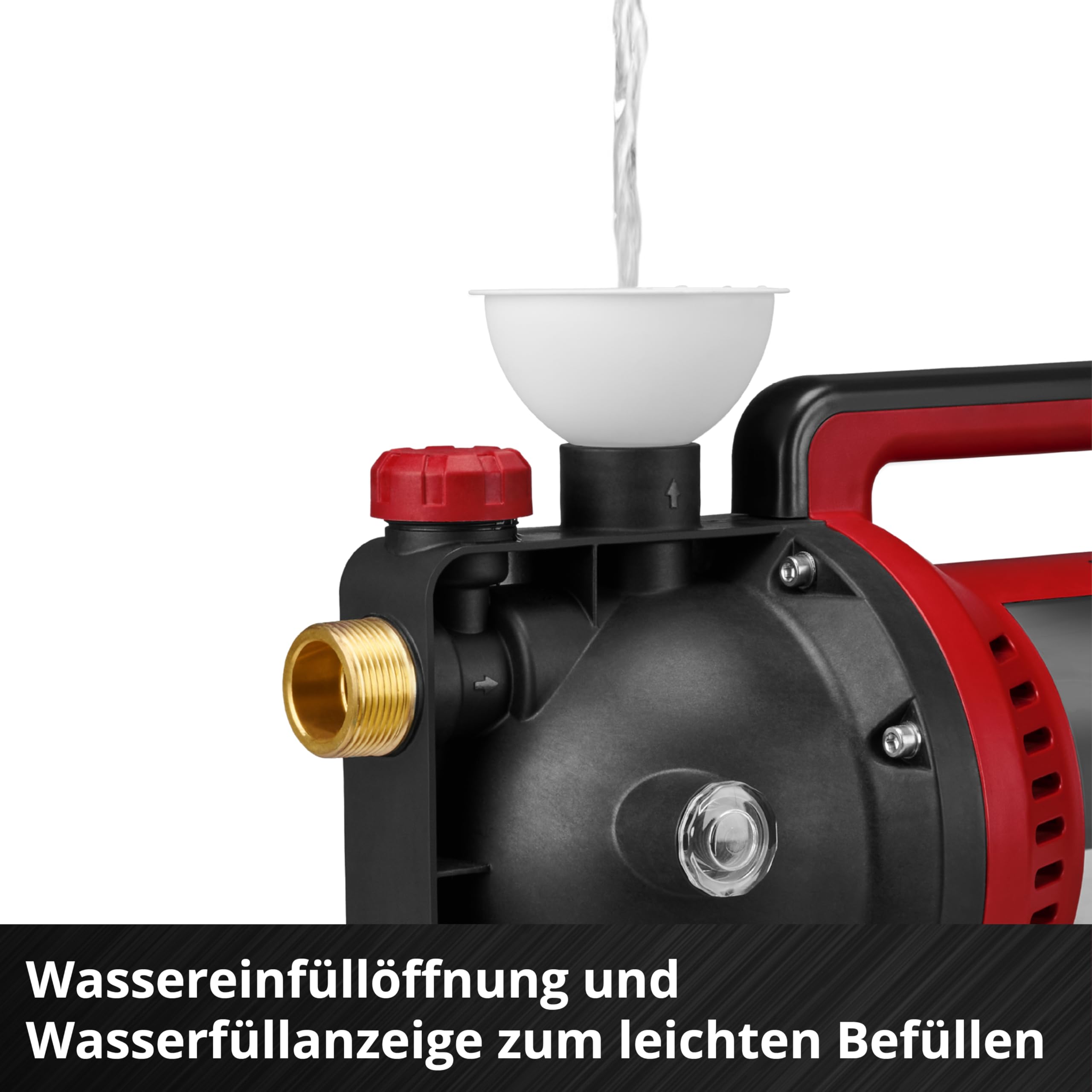 Einhell Gartenpumpe GC-GP 1170 ECO PLUS (max. 7000 L/h Fördermenge, max. 50 m Förderhöhe, ECO PLUS Technologie, Wasserablassschraube, inkl. Universaladapter 33,3 mm)