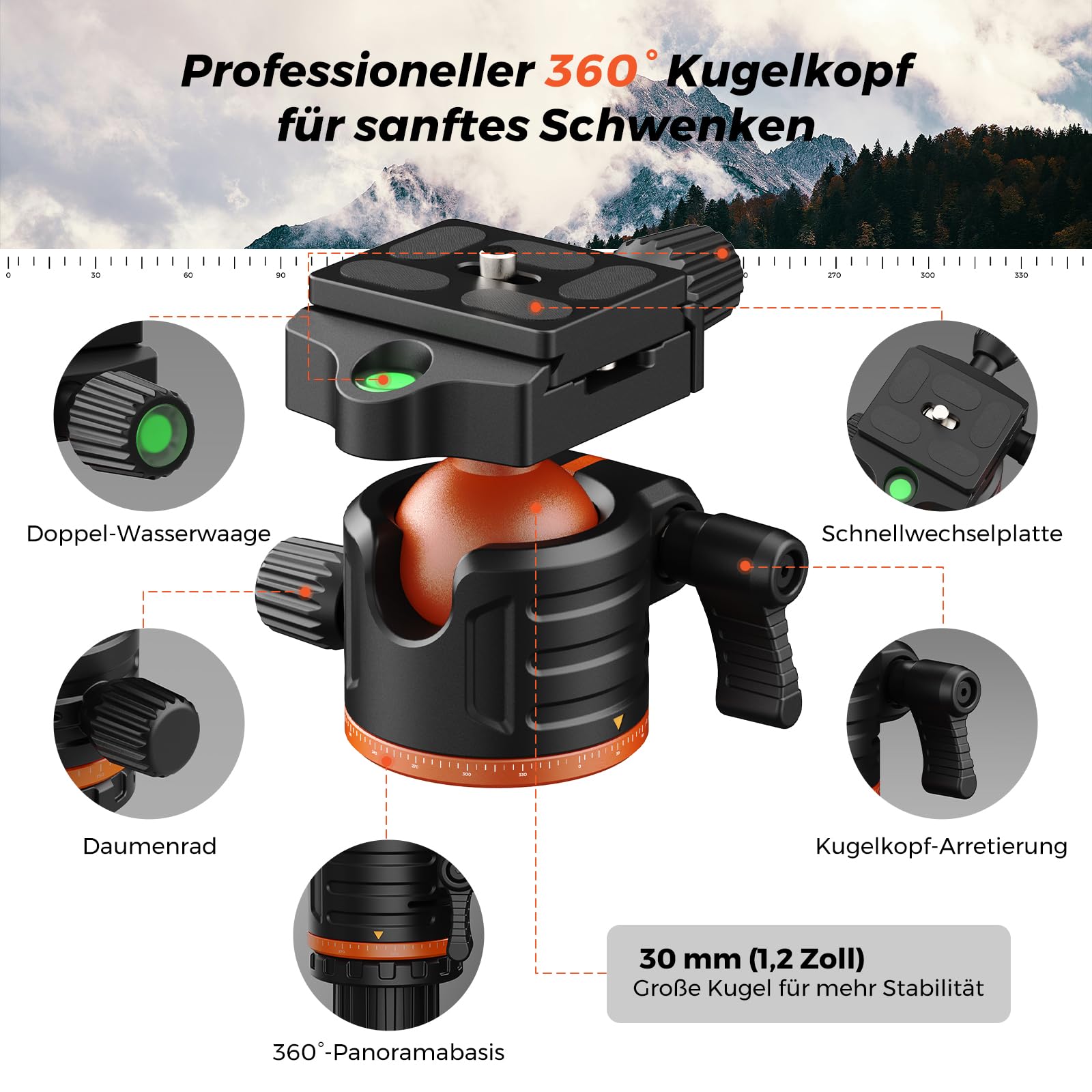 NearStream VM33 3er-Pack Multi-Kamera-Live-Streaming-Set, 3 drahtlose Streaming-Kameras mit Stativ, Superklemmen und Tablet-Halterung für Kirchen, Sportveranstaltungen, Podcasts, Interviews und Events