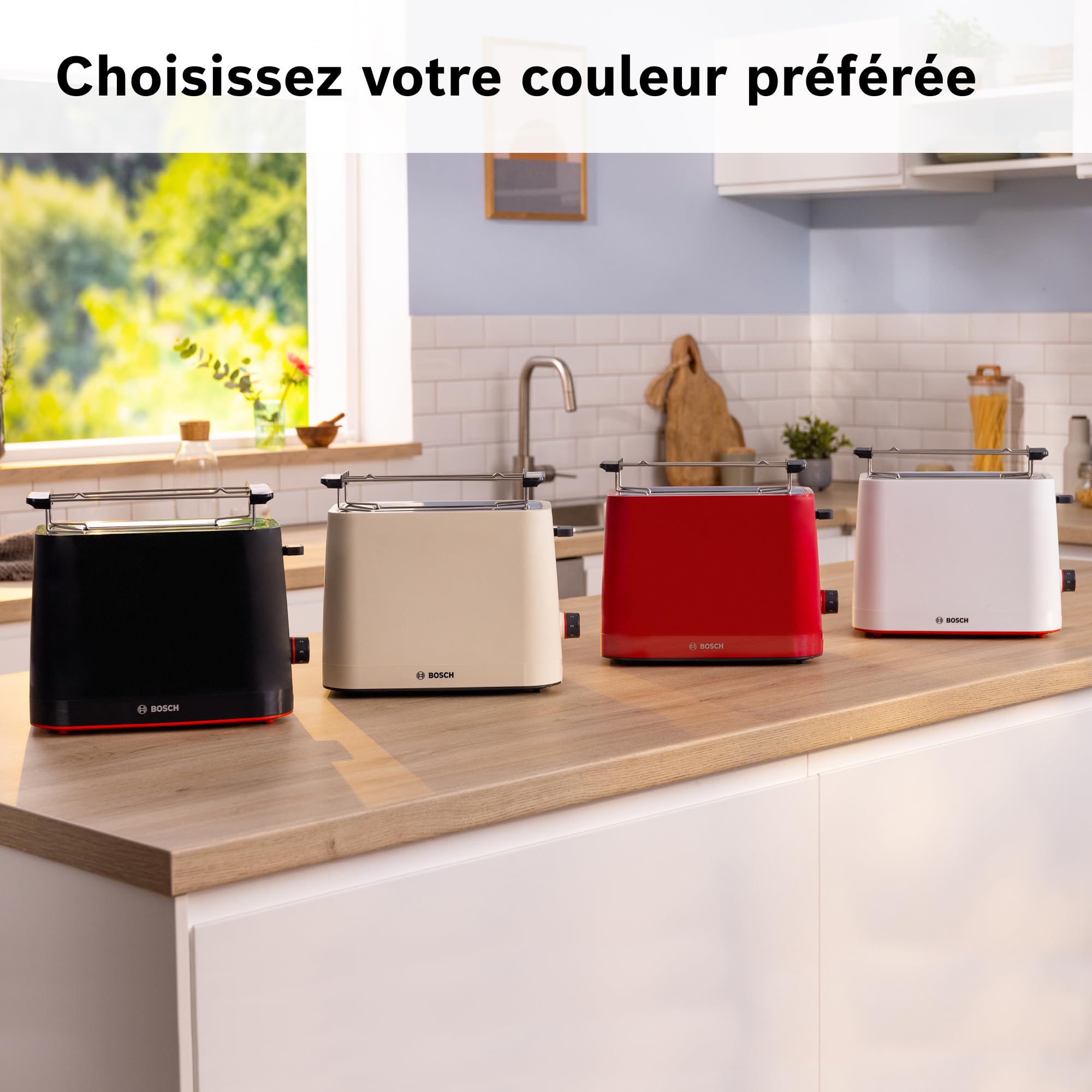 Bosch TAT3M123 MyMoment - Grille-pain,Arrêt automatique