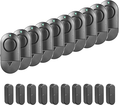 Sensores de alarma para ventana, alarmas de puerta para seguridad del hogar ruidosas, 120 dB para ventana de piscina y puerta, alarmas para