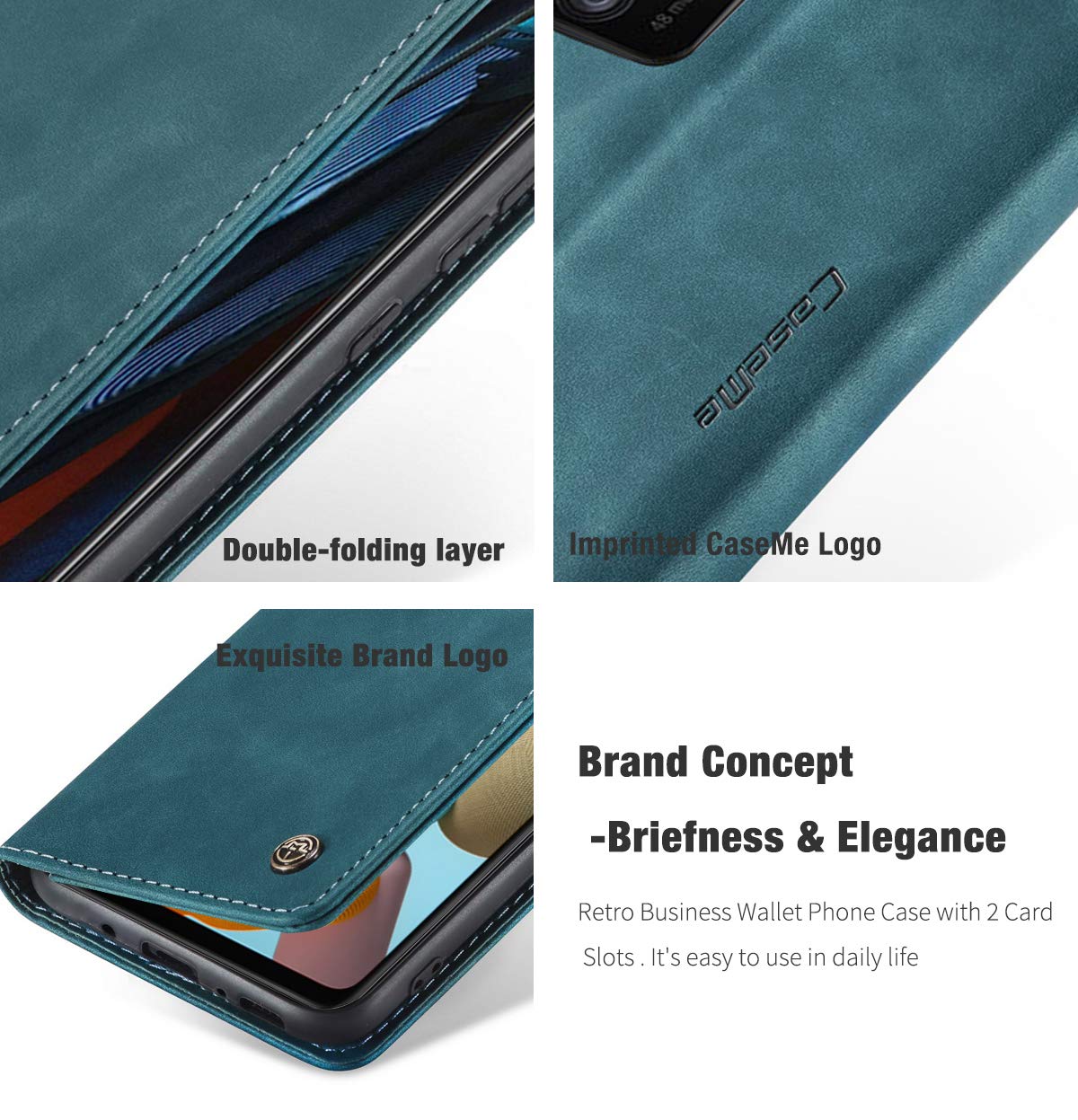 Leder-Schutzhülle Für Huawei P Smart 2019 – Mit Magnetverschluss, Kartenfächern & Standfunktion