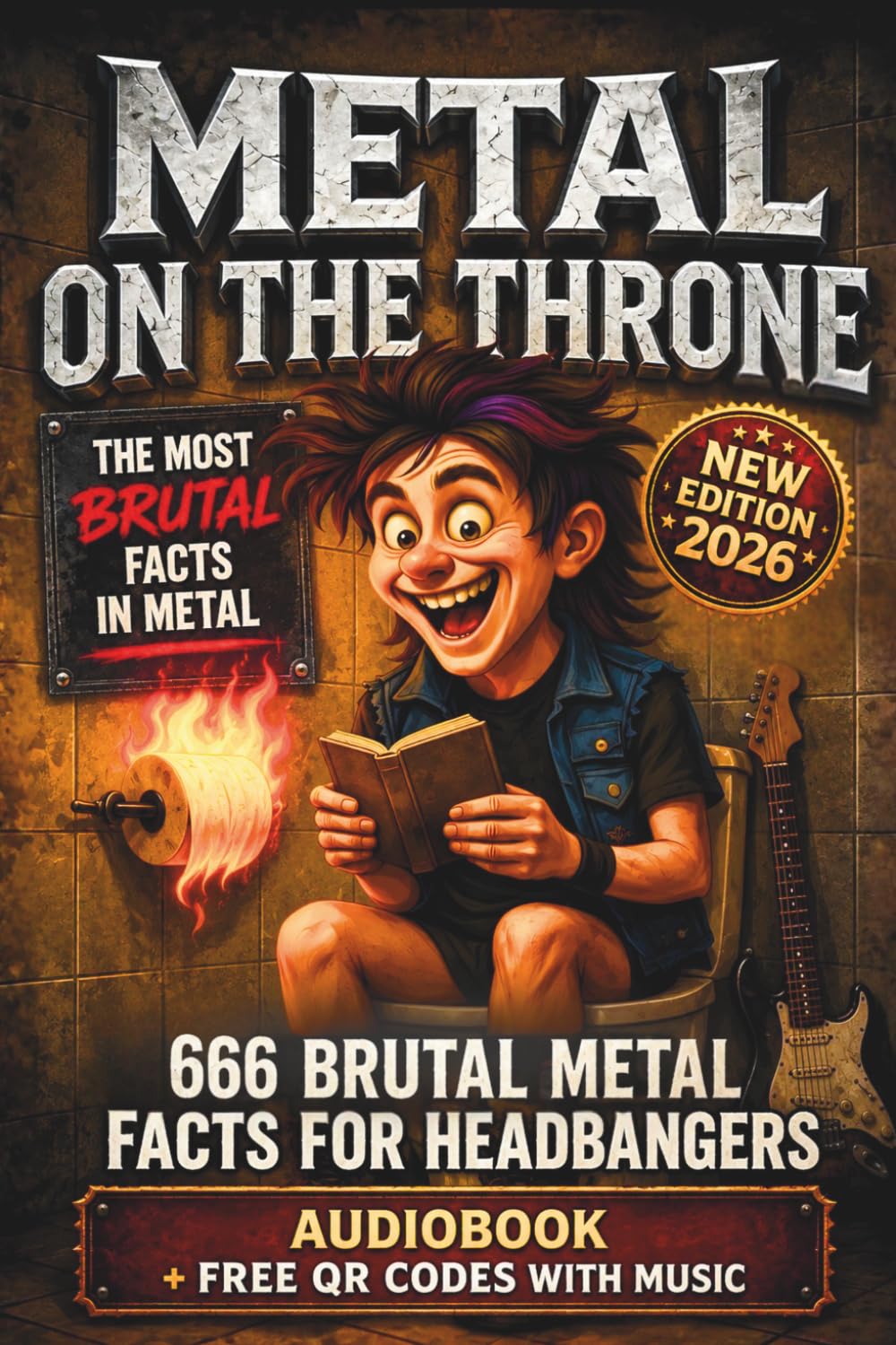 Metal on the Throne – 666 Brutal Facts for True Headbangers: The Ultimate Heavy Metal Trivia Bathroom Book (Metal en el Trono)