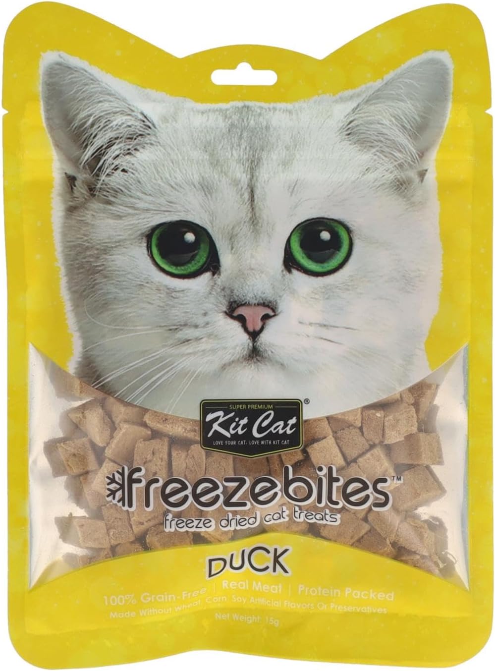 Kit Cat Freeze Bites Duck Dried Treats 15G