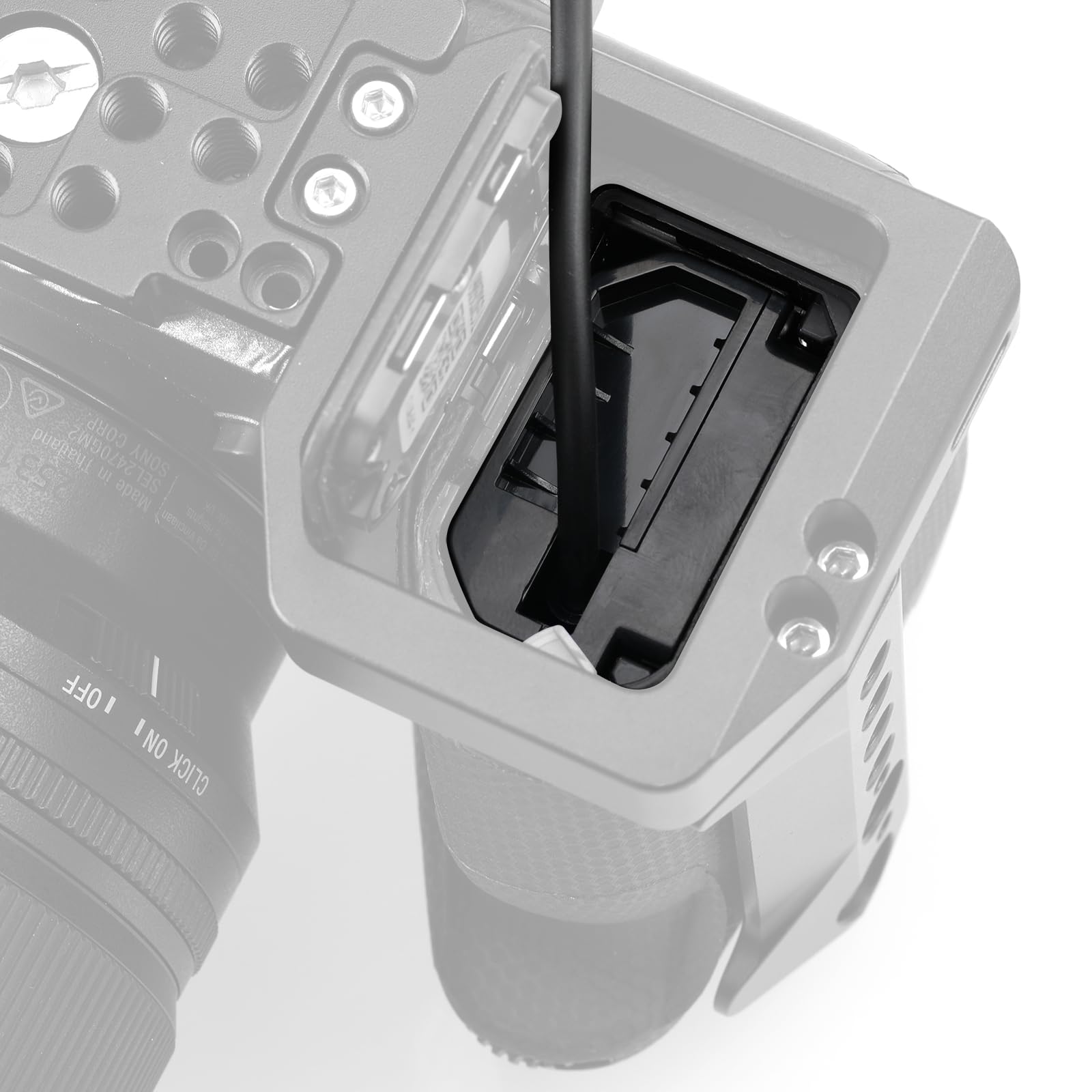 Alvin's Cables USB-C Type-C PD a NP-FZ100 Dummy Batteria Cavo di Alimentazione a Spirale per Sony Alpha A7 III, A7S III, A7R IV, A9, A9II, A9R, A9S, A6600, A7C, A1 Fotocamera