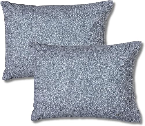 Lacoste Par de fundas de almohada de algodón, archivo, rosa barroco, King