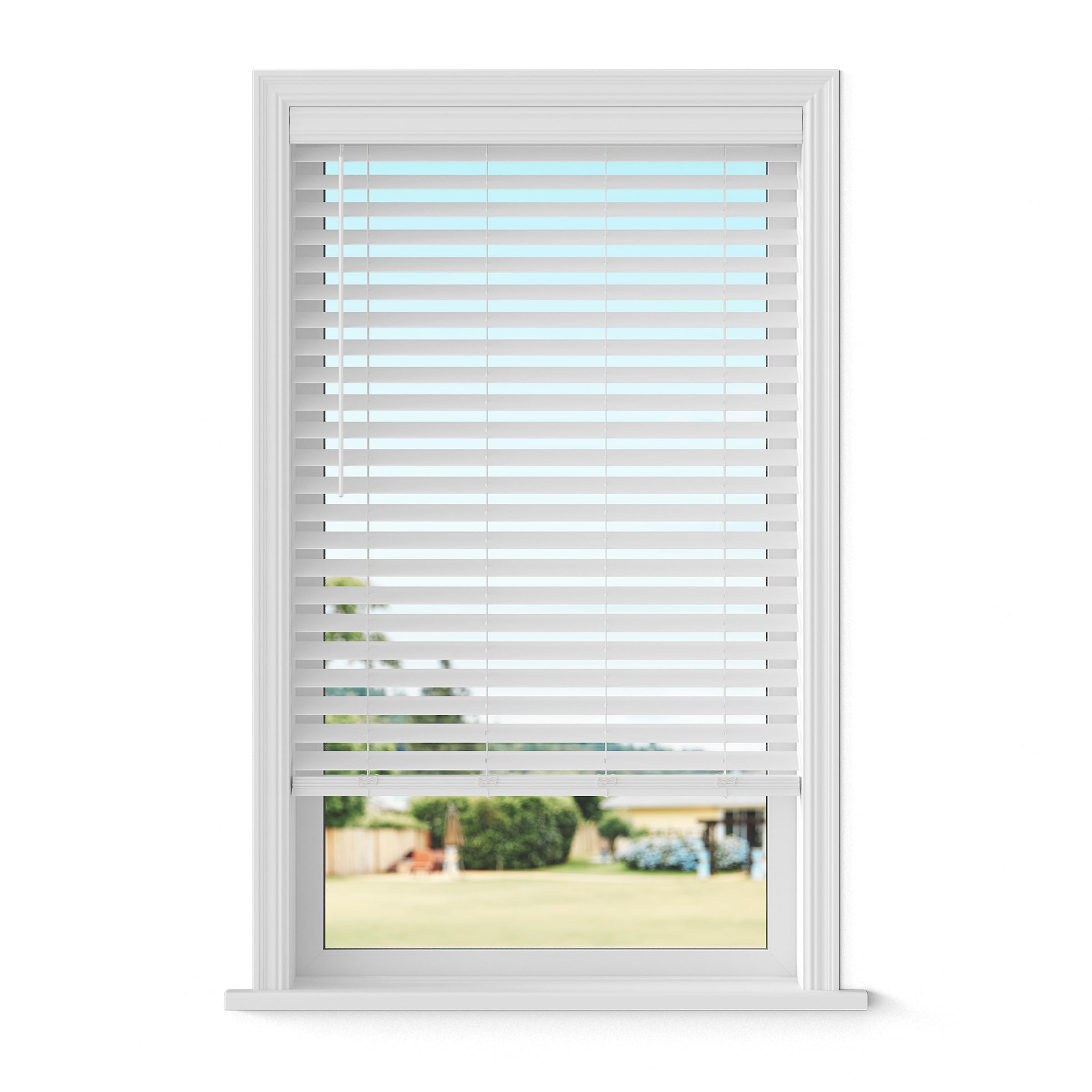 Amazon.com: 2.5 Inch Cordless Faux Wood Blind, 36