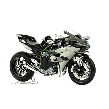 プラモデル塗装完成品　カワサキ Ninja H2R Amazon | MT-001s 1/9 川崎“Ninja” H2R（色分け） 【正規輸入品