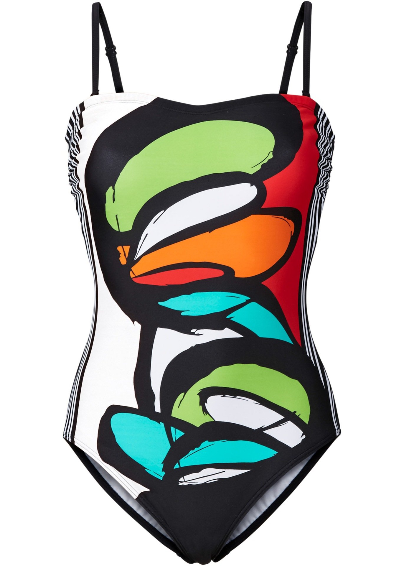 Yilin Swimsuit Euro an and American one-Piece Printed Bikini Foreign Trade Swimwear Foreign Trade Bikini P Color L-image-34