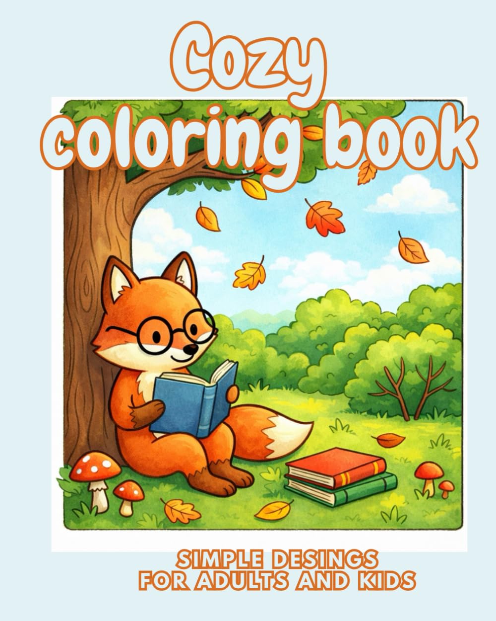 Simple & Cozy Animal Coloring Book: 30 Pages of Relaxing Designs for Kids and Adults