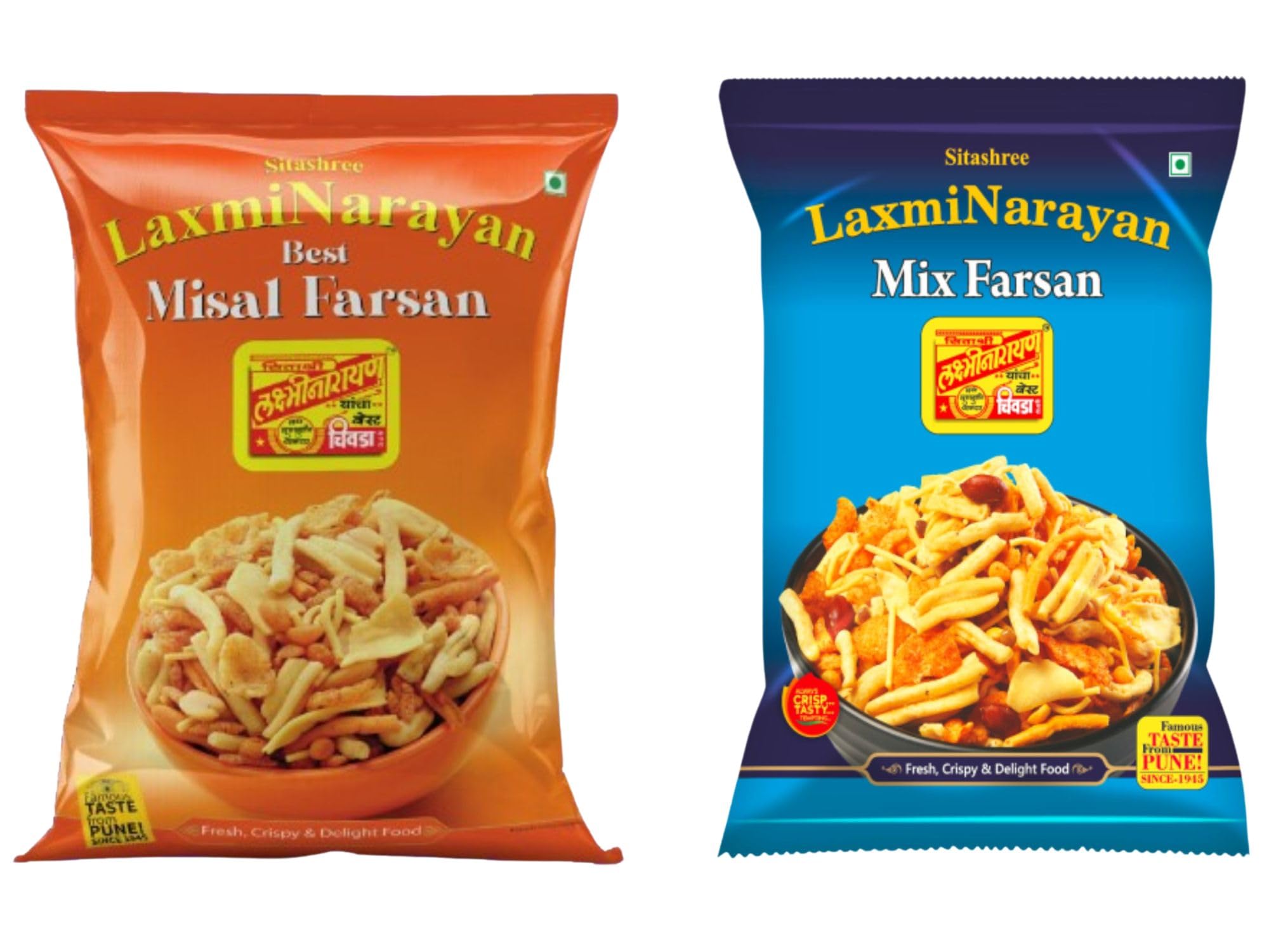 Sitashree Laxminarayan Chiwda - Pack of 2 (1 Misal Farsan 500g + 1 Mix Farsan 500g) (B0BQJKRB3S) Amazon Price History, Amazon Price Tracker