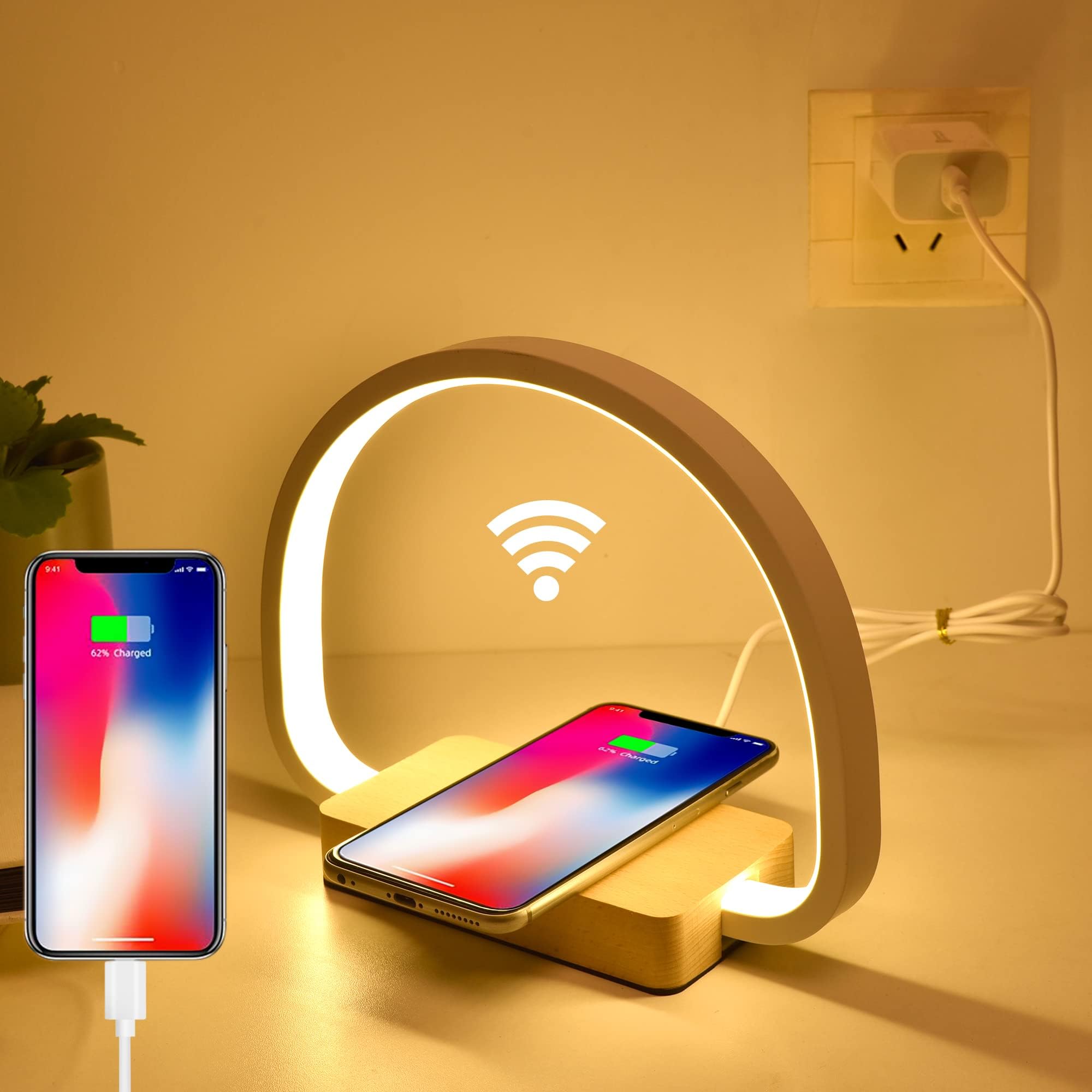 Lampe De Chevet Tactile Rechargeable - Veilleuse RGB Et Blanc Chaud - Dimmable 2200 MAh - Portable Avec Poignée - 13