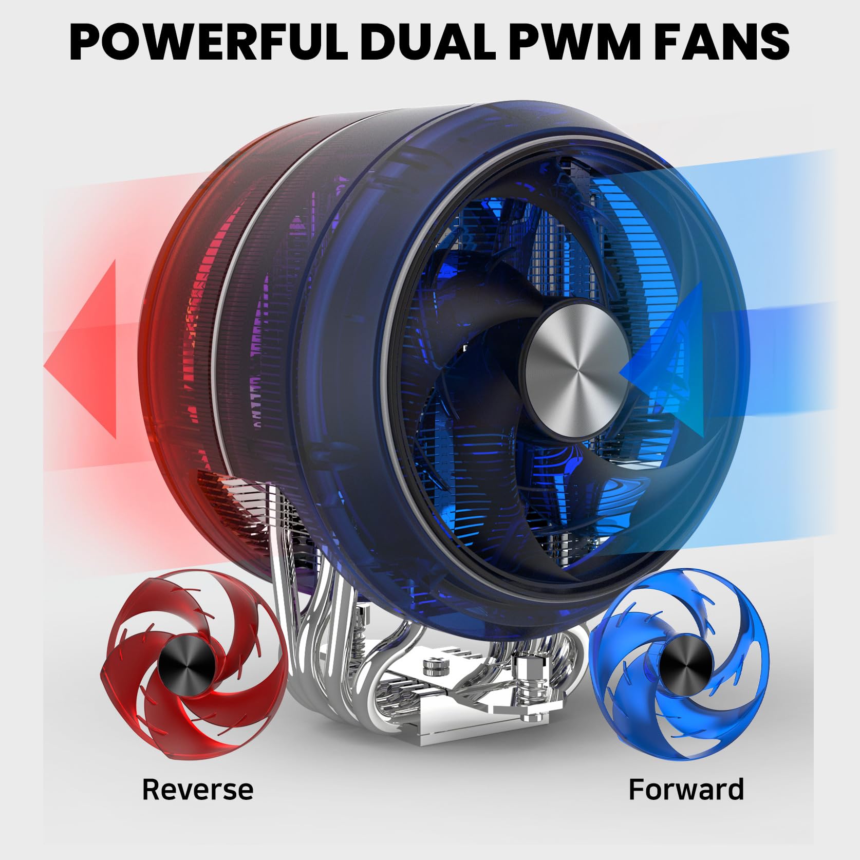 ZALMAN ZET5 BLACK ARGB FN2606 chłodzony powietrzem procesor chłodzony powietrzem 120 mm