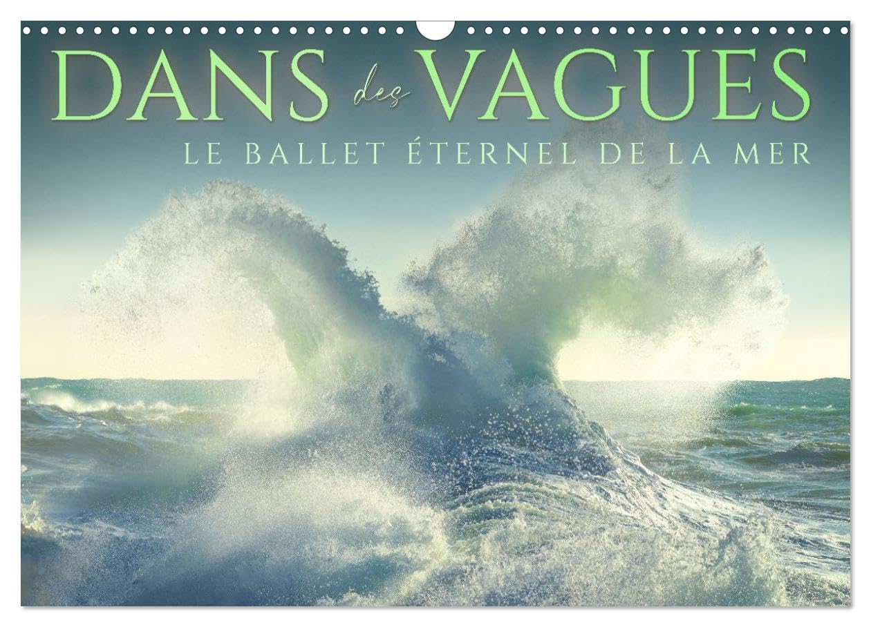 Dans des vagues - Le ballet éternel de la mer (Calendrier mural 2026 DIN A3 vertical), CALVENDO calendrier mensuel: Célébrant la danse intemporelle et captivante des vagues de l'océan.