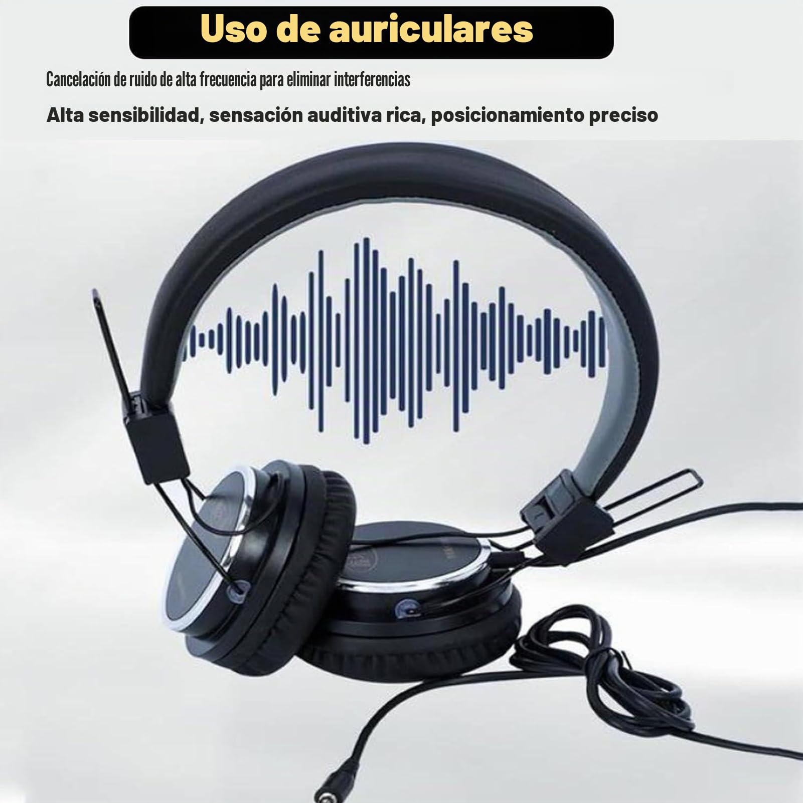 GeóFono para Fugas De Agua, Sensor para Fugas En TuberíAs SubterráNeas con 4 Niveles Ajustables, para DeteccióN De Fugas En CalefaccióN por Suelo Radiante