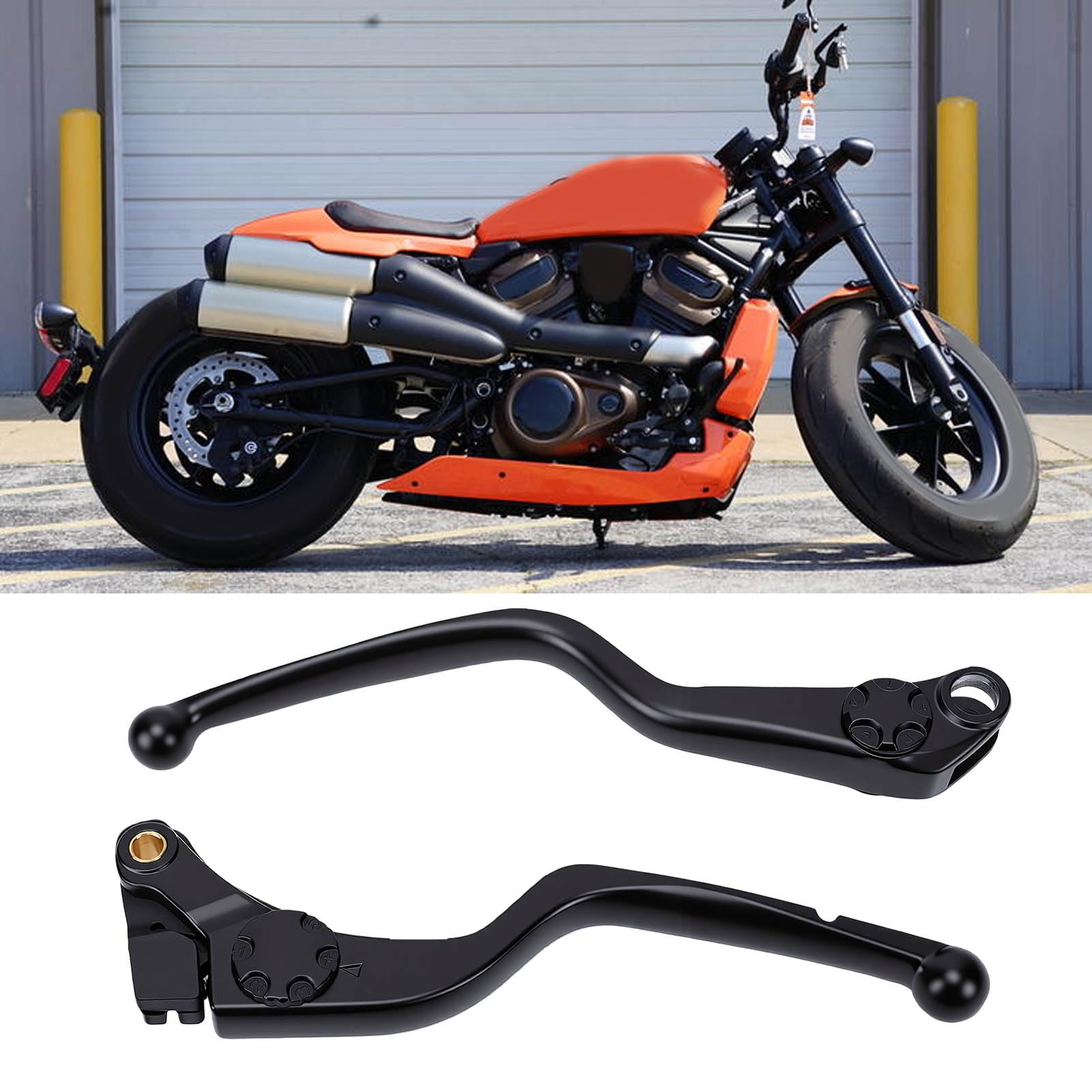 Ausla Zestaw Dźwigni Hamulca i Sprzęgła do Motocykla, 2 szt., Zamienne Dźwignie Hamulca do Motocykla dla RA1250 RA1250S 2021-2024 RH975 2022-2024 RH1250S 2021-2024