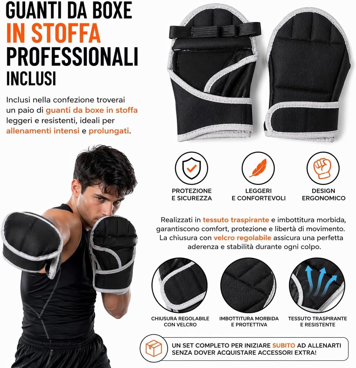 Music Boxing Machine Interattiva con LED a Parete e Bluetooth - 5 Pad Reattivi - Display Digitale - Guantoni INCLUSI - Beat Punch Allenamento Casa per Riflessi, Velocità e Coordinazione