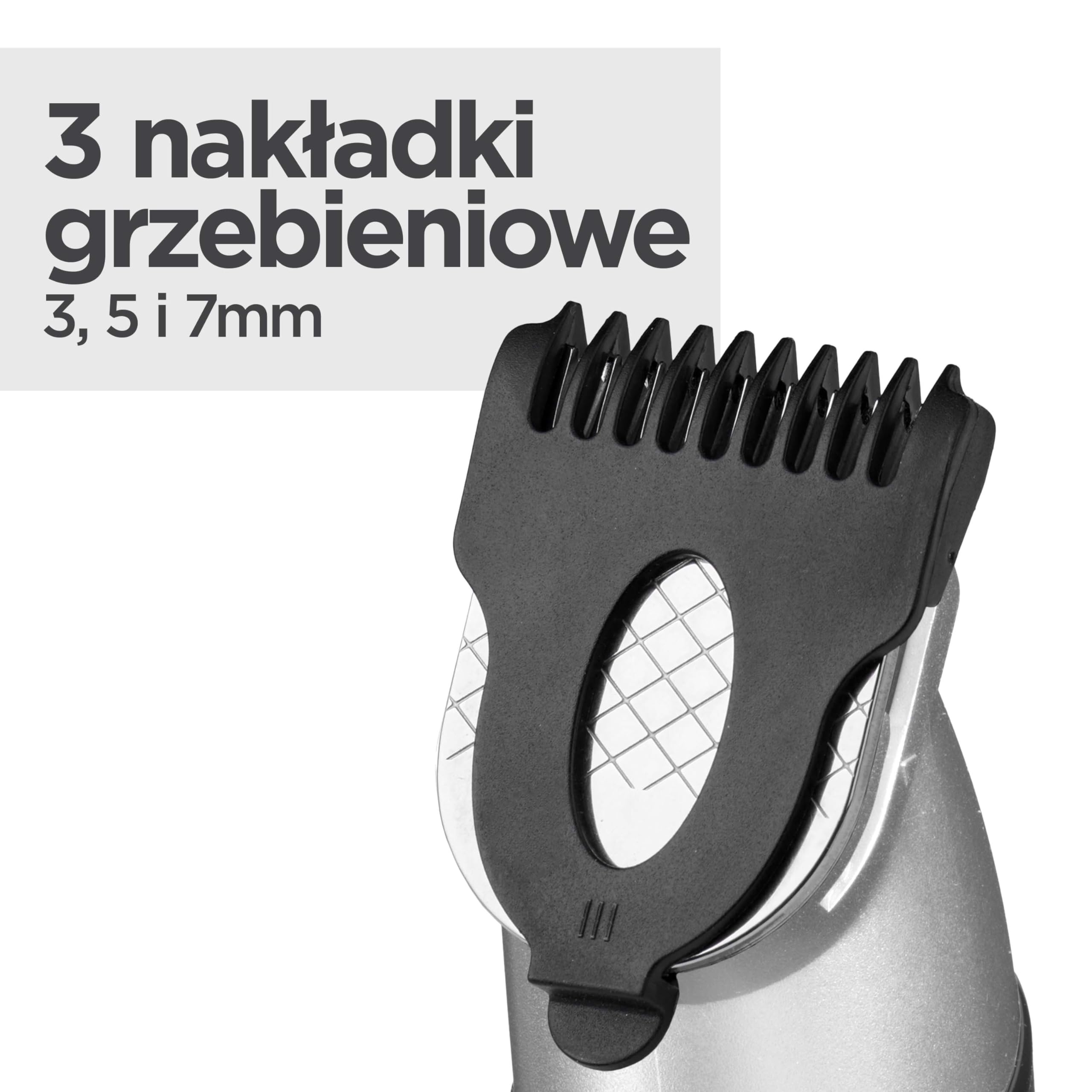 BaByliss Lithium Power 11 w 1 Multi-Trimmer - bezprzewodowy zestaw do pielęgnacji, w tym trymer do brody i trymer do nosa, wodoodporny, prezent dla mężczyzn, czarny/szary, MT812E
