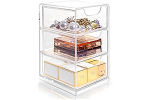 Small Desk Organizer with Drawer for Office Supplies