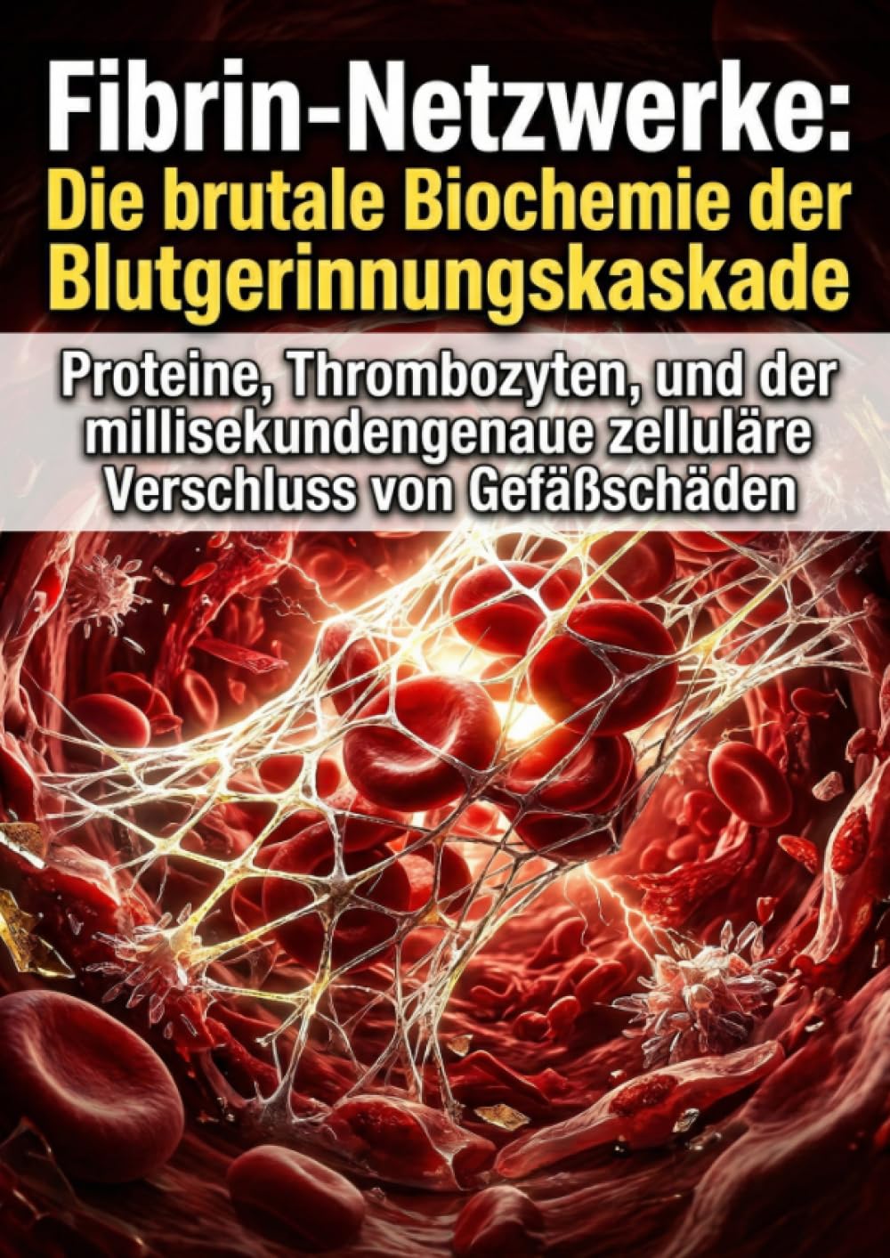 Fibrin-Netzwerke: Die brutale Biochemie der Blutgerinnungskaskade: Proteine, Thrombozyten, und der millisekundengenaue zelluläre Verschluss von Gefäßschäden