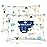 Babebay Toddler Pillow,13 x 18 Kid Pillows for Sleeping, Machine Washable Kids Pillow with Soft Cotton Pillowcase, Perfect for Travel, Toddlers Cot (Animal Letters)