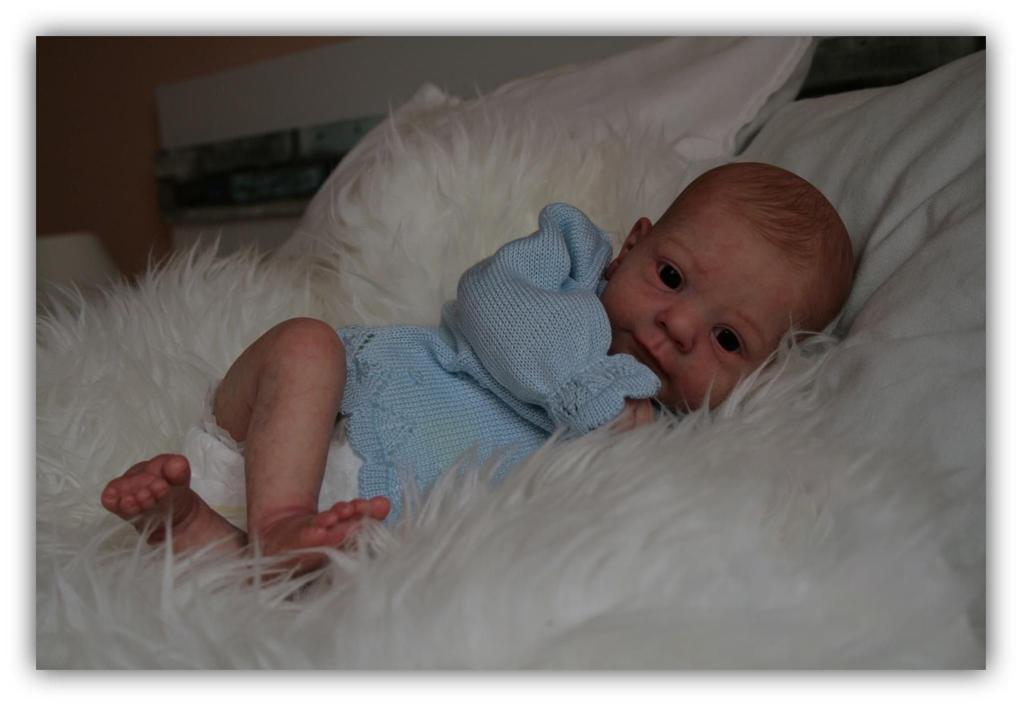 Zero PamReborn Baby Dolls Real Lifelike Weighted Reborn Boy 19 Inch Realisitc Reborn Dolls That Look Real Soft Body Newborn Dolls Handmade Dolls with Accessories Girl Toys