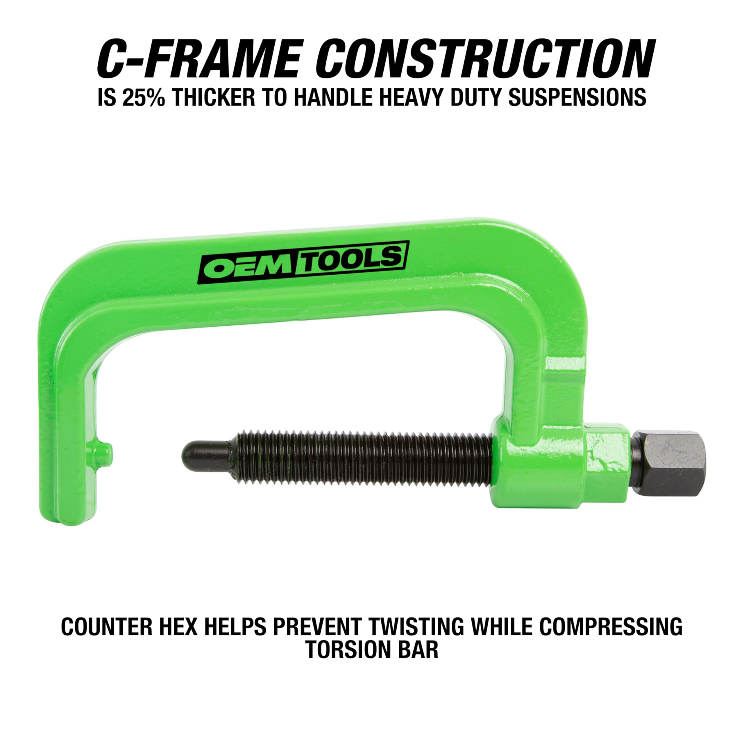 OEMTOOLS 37278 Torsionsstab-Werkzeug, Torsionsschlüssel-Entfernung und Installation, passend für Schwerlastaufhängungen, E-beschichtet für Langlebigkeit