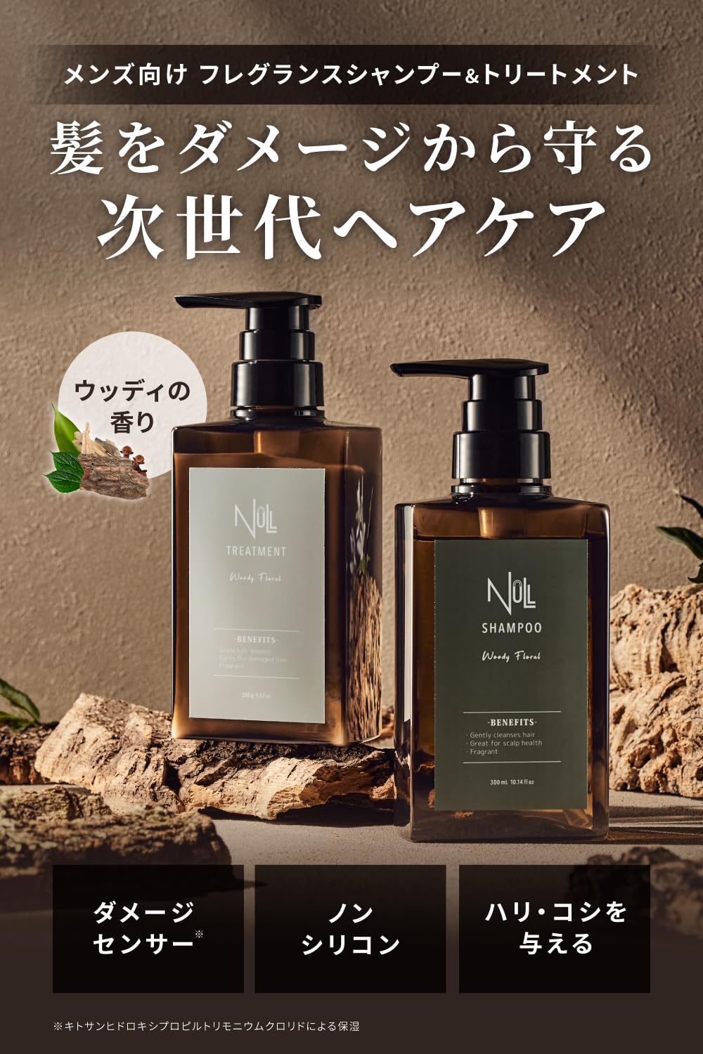 Amazon | NULL メンズ フレグランス シャンプー トリートメントノン