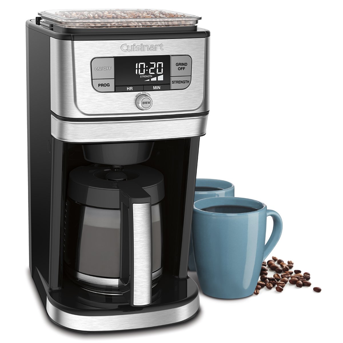 Cuisinart DGB-800C Fully Automatic 12-Cup Burr Grind & BrewTM Coffeemaker BlackSilver 1 Count Silver product thumbnail 4