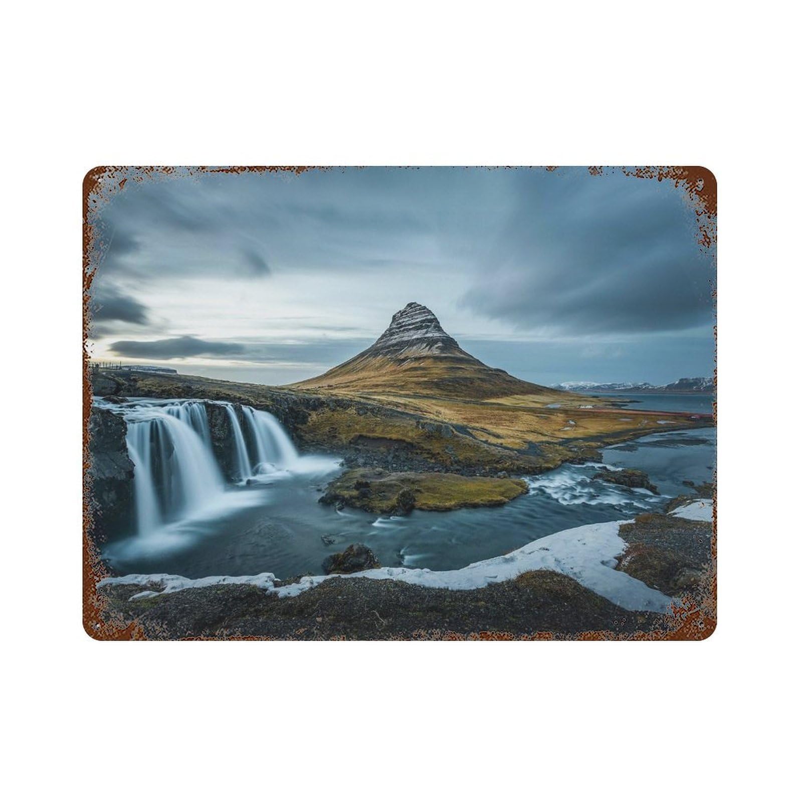 xiaoxiaoshen Real Photo Iceland Decor Europe (2) Wall Decor Art Metal Tin Poster Modern Home Decor Art Home Bar Shop Decorations Vintage Sign 30x40cm