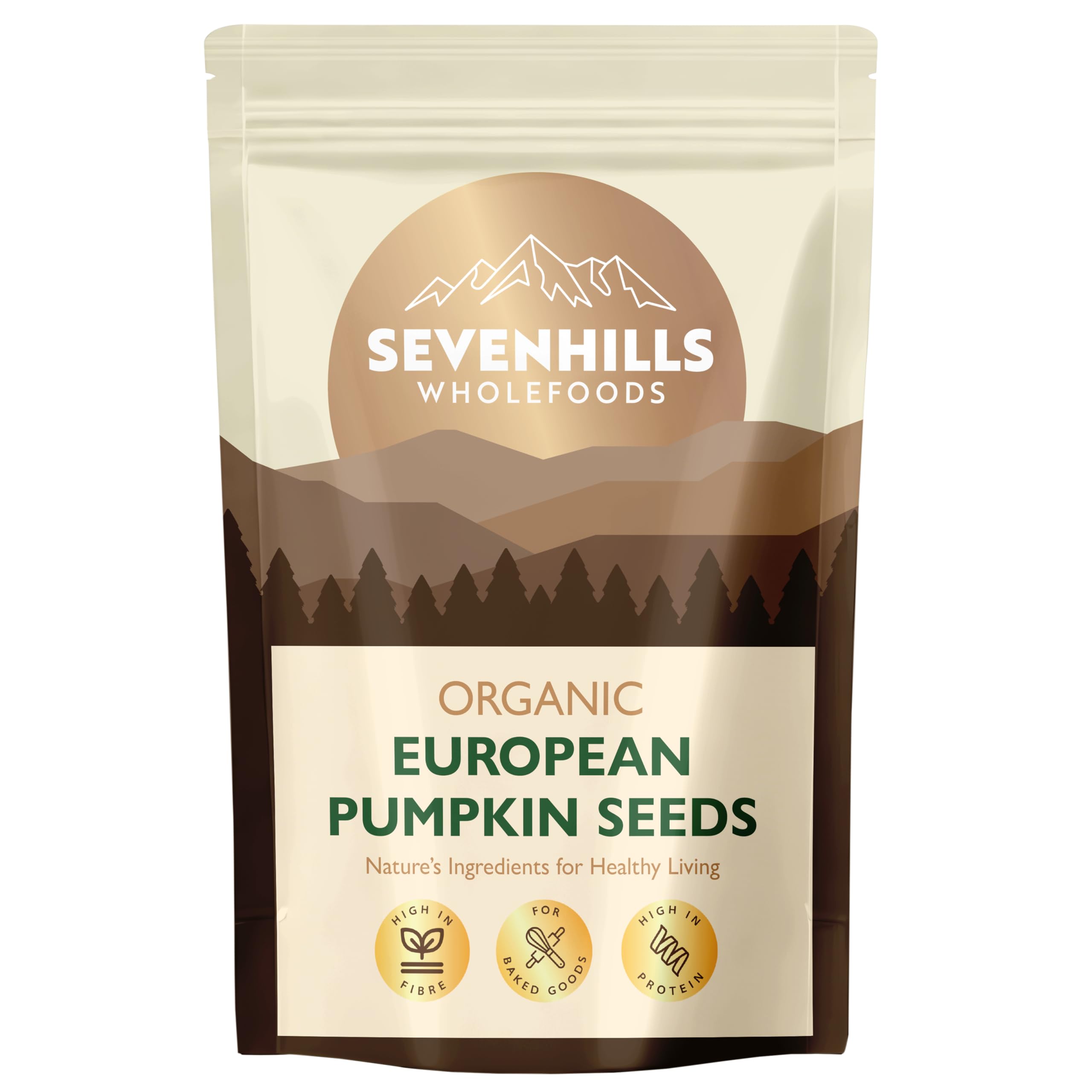 Sevenhills Wholefoods Organic European Pumpkin Seeds 400g from Austria