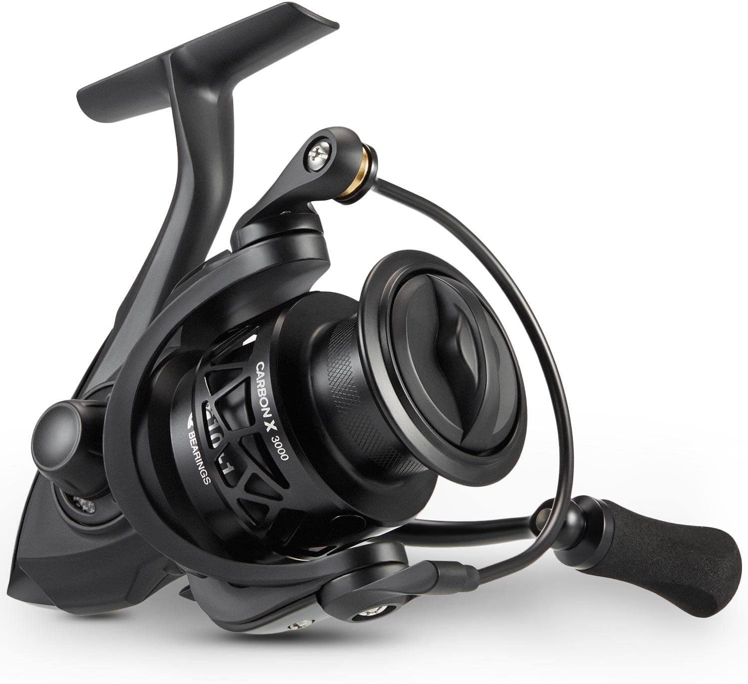 Piscifun Carbon X Spinning Reels, Light to 5.1oz, Carbon Frame and Rotor, 33LBs Max Drag, 10+1 Shielded BB, 5.2:1/6.2:1 High Speed Gear Ratio, Smooth Powerful Saltwater Freshwater Spinning Reel