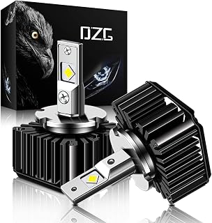 DZG D5S LED Headlight Bulbs LED Bulb Car Headlamp Conversion Kit 45W 7600LM 6000K Bright White Plug N Play, 2 Pack