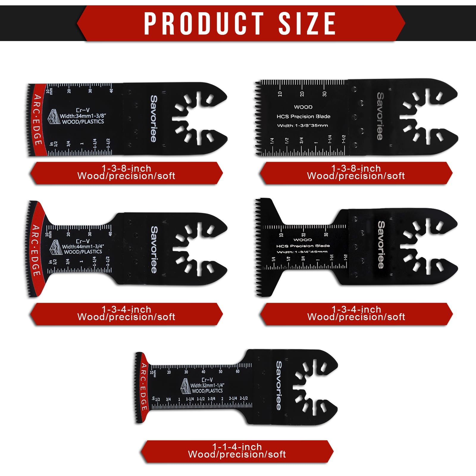 20PCS Oscillating Saw Blades - Image 3