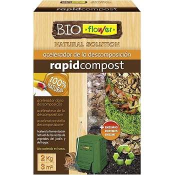 Flowe - Acelerador de la descomposición, Compost Orgánico, 2 kg ...