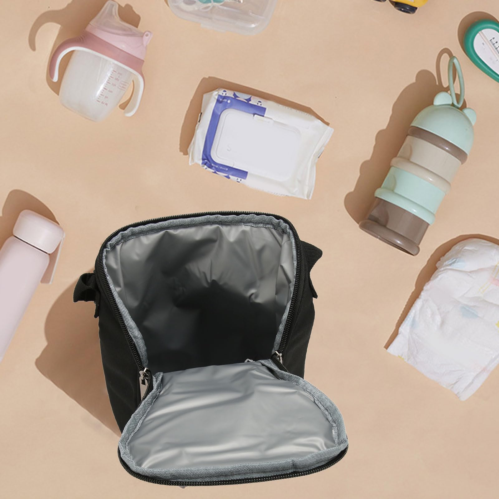 AMONIDA Sac Isotherme pour Lait Maternel, Stockage Thermique Durable et étanche pour Les Mères Allaitantes, Garderie capacité de 3L