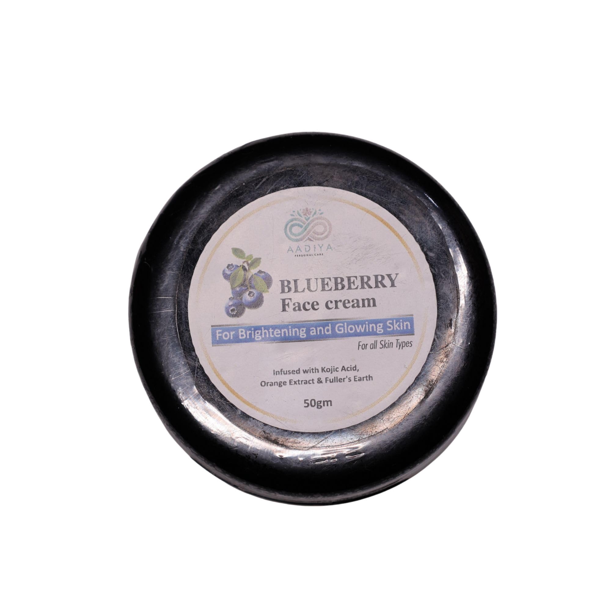 AADIYA PERSONAL CARE Blueberry Face Cream for Brightening and Glowing Skin 50g With Kojic Acid and Orange Extract 2
