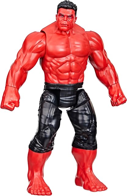 Marvel Studios Captain Amérique Brave Nouveau Monde, Titan Hero Series, 12-Inch Figure d'action rouge Hulk Deluxe, super jouets pour enfants 4 et vers le haut