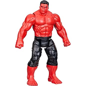 Hasbro MARVEL Marvel Studios Captain America: Brave New World, Titan Hero Series, 12 Inch (30 cm) Red Hulk Action Figure, Sup