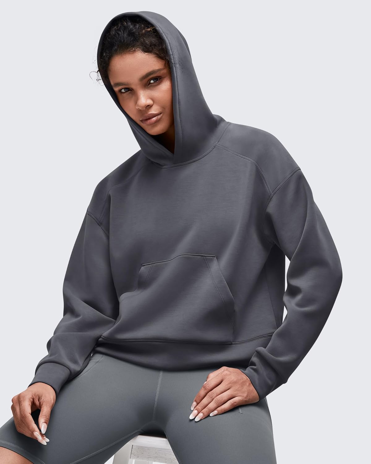 G4Free Smoofit Modal Soft Women's Fashion Hoodies Casual Pullover Long Sleeve Sweatshirts with Kangaroo Pocket - Image 2