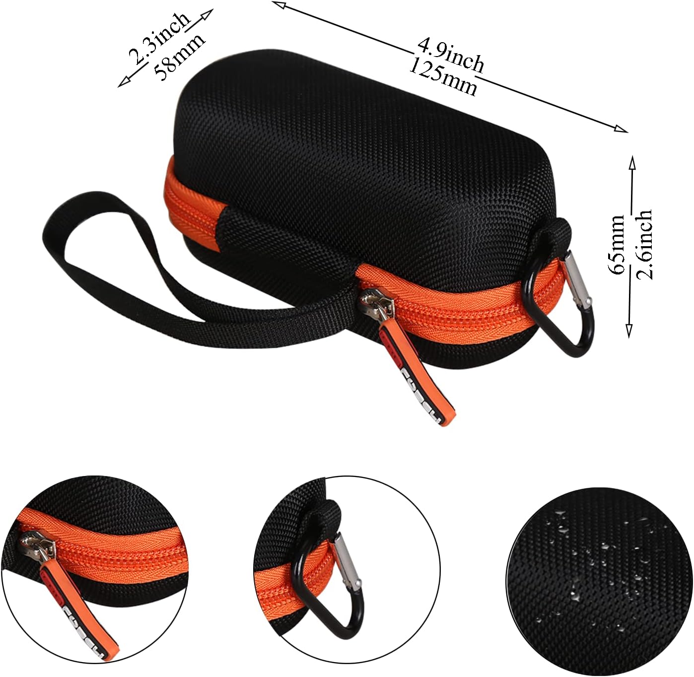 FBLFOBELI Hard EVA Carrying Case Compatible With Klein Tools RT250 GFCI Outlet Tester Electric Voltage Tester, Portable Traveling Storage Bag Protector