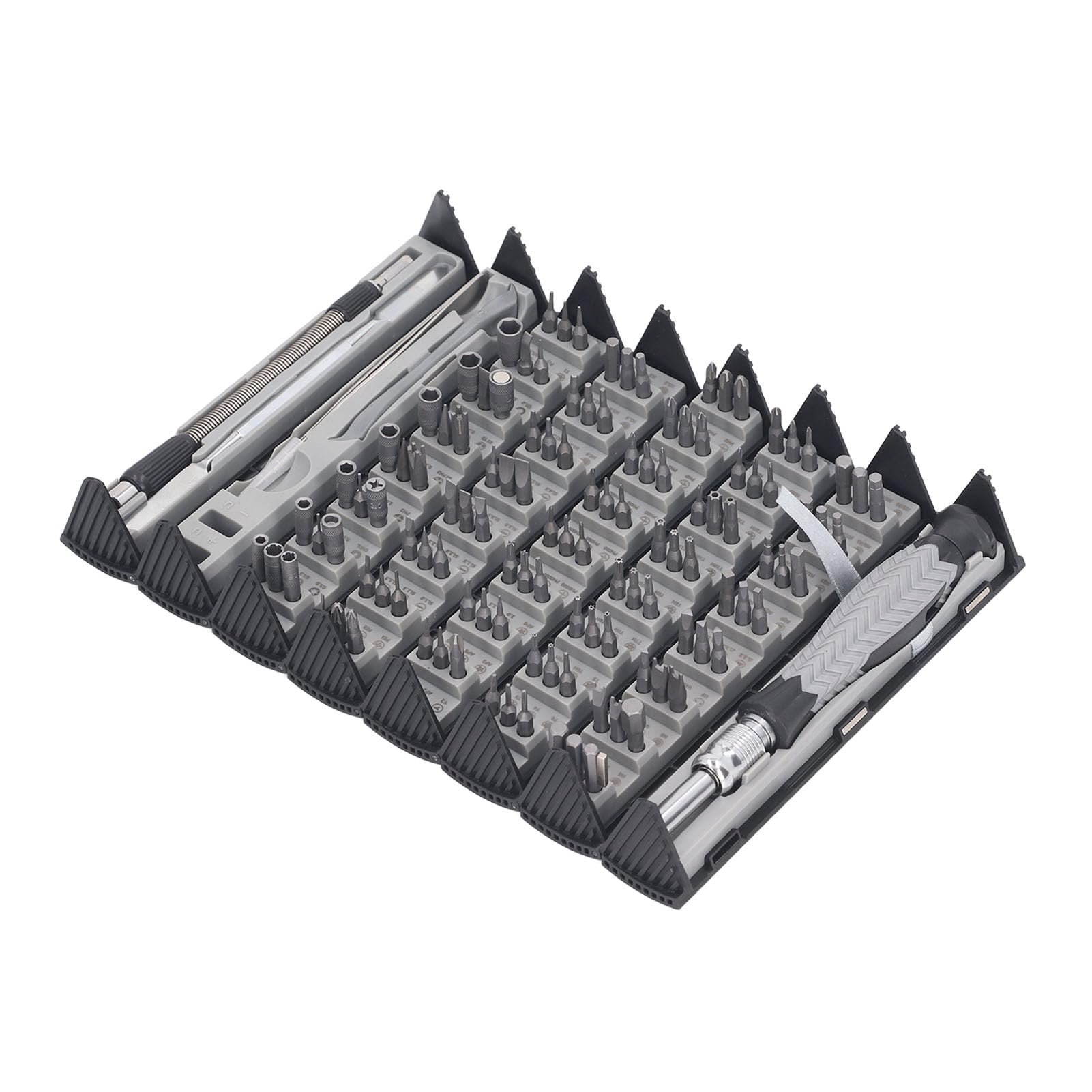 Juego de destornilladores 126 en 1, Juego de destornilladores magnéticos, Kit de destornillador manual magnético fuerte de alta precisión para reparación de relojes con