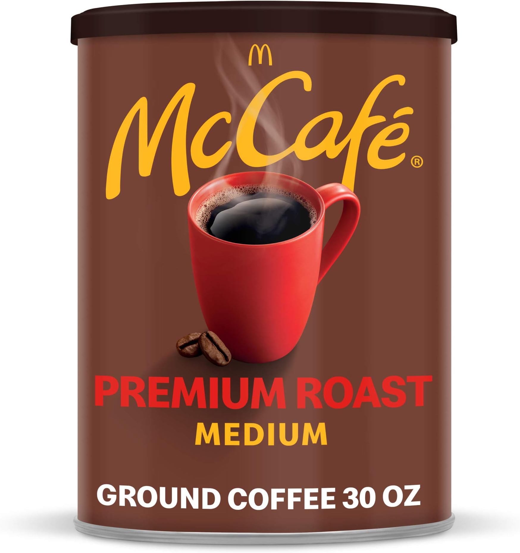 McCafe Premium Roast Ground Coffee, 30 oz Canister