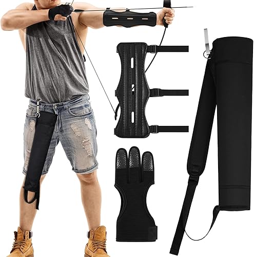 3 Pcs Archery Accessories Including Protective Archery Arm